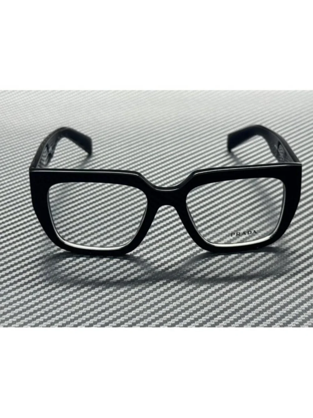 New PRADA Women Black Eyeglasses 52-18-140